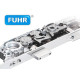 Замок врезной FUHR 803 - 92х25 с роликом