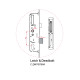 Замок-рейка REZE з ригелем 92/35 SR 1600-2200 мм.16мм