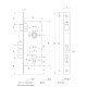 Корпус замка Cordon Tech 2600-CR нікель