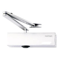 Дверний доводчик NORMAN DC 2000 білий до 100кг аналог GEZE 2000 Розпродаж...