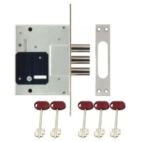 Замок врезной сувальдный  Mottura DR25170000 3-х ригельный аналог Kale 257 RL.