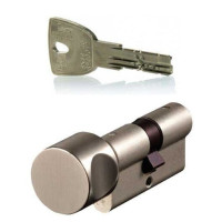 ISEO R90 85 (55х30) ключ-тумблер  матовий хром