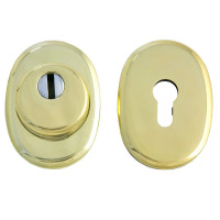 Броненакладка Hard Lock 0526 врізна овал золото