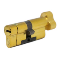 Циліндровий механізм Hard Lock K-серія ключ/ тумблер 70 мм 40х30T золото