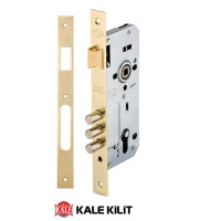 Корпус врезного замка KALE 152/3MR 45мм желтый (Кале 2000)