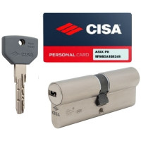 Циліндровий механізм CISA ASIX Р8 80мм (40*40) нікель матовий