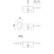 Циліндр AGB SCUDO 5000 PS 90 мм (T60x30) ручка-ключ мат.хром
