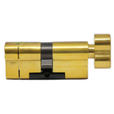 Циліндровий механізм Hard Lock K-серія ключ/ тумблер 80 мм 45х35T золото