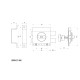 Замок накладной GERDA ZX 1000 графит 5 лазерных ключей