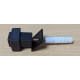 Упор дверний квадратний M-1023 Black чорний