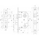 Механізм дверний FZB 62 мм WC PC хром