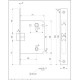 Механізм міжкімнатний APECS 5600-WC-S сатин