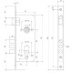 Корпус замка Apecs 2600 -CR хром