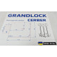 Замок накладний сувальдний GRANDLOCK CERBER ЗНУ-М С1-М 116 аналог