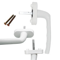 Ручка оконная Hoppe Compact  Ral 9016 белая