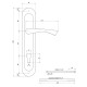 Ручка на планке Avers HP-85.1823-AL-AB бронза