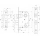 Замок для міжкімнатних дверей SIMFONIA PB WC 62 мм латунь