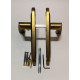 Ручка дверна Fuaro Corona STL 62 мм антична бронза
