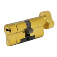 Циліндровий механізм Hard Lock K-серія ключ/ тумблер 80 мм 35х45T золото