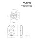 Накладка декоративная под сувальдный ключ Avers DP-13-S-Auto-CR хром  1 штука