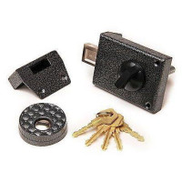 Замок накладной Киров ЗН-067-01 плоский ключ
