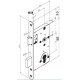 Корпус замка 72х55 мм аналог  ABLOY, HEMEF, KFV,  HAFELE, BKS нержавейка