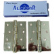 Петля ALCAZAR 100*75*2.5мм 4 підшипники PB жовта (1шт.)