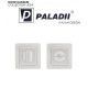 Накладка под фиксатор PALADII WC квадратная SC матовый хром